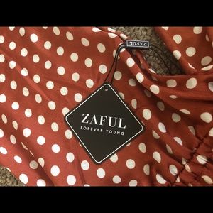 Polka Dot Ruffle Romper